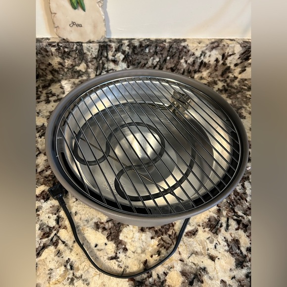 Rival Indoor Croch Grill Gray Electric camping Camp Outdoor Camper - Picture 2 of 10